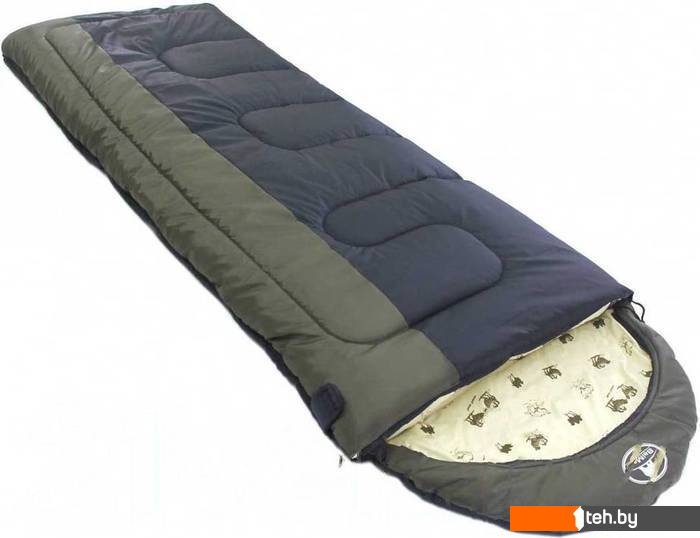  - Спальные мешки BalMax Аляска Camping Plus Series -10 (левая молния, хаки) - Аляска Camping Plus Series -10 (левая молния, хаки)