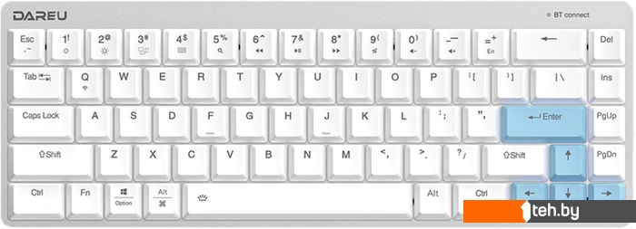 - Клавиатуры Dareu EK868 (Kaihl Brown switch, White-Blue) - EK868 (Kaihl Brown switch, White-Blue)