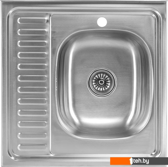 - Кухонные мойки Saniteco 6060-R (с сифоном) - 6060-R (с сифоном)