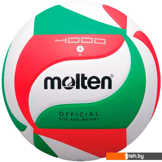  - Мячи Molten V5M4000-X (5 размер, белый/красный/зеленый) - V5M4000-X (5 размер, белый/красный/зеленый)