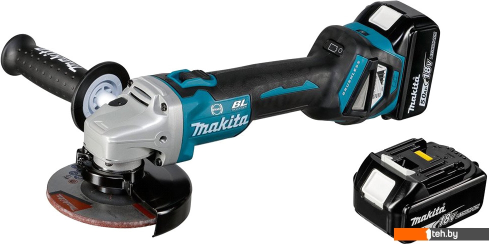  - Угловые шлифмашины (болгарки) Makita DGA513RTJ (с 2-мя АКБ) - DGA513RTJ (с 2-мя АКБ)