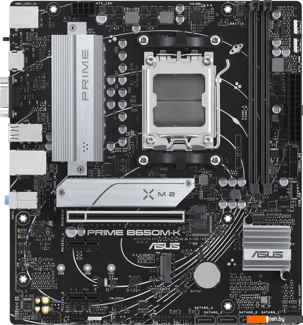  - Материнские платы ASUS Prime B650M-K - Prime B650M-K