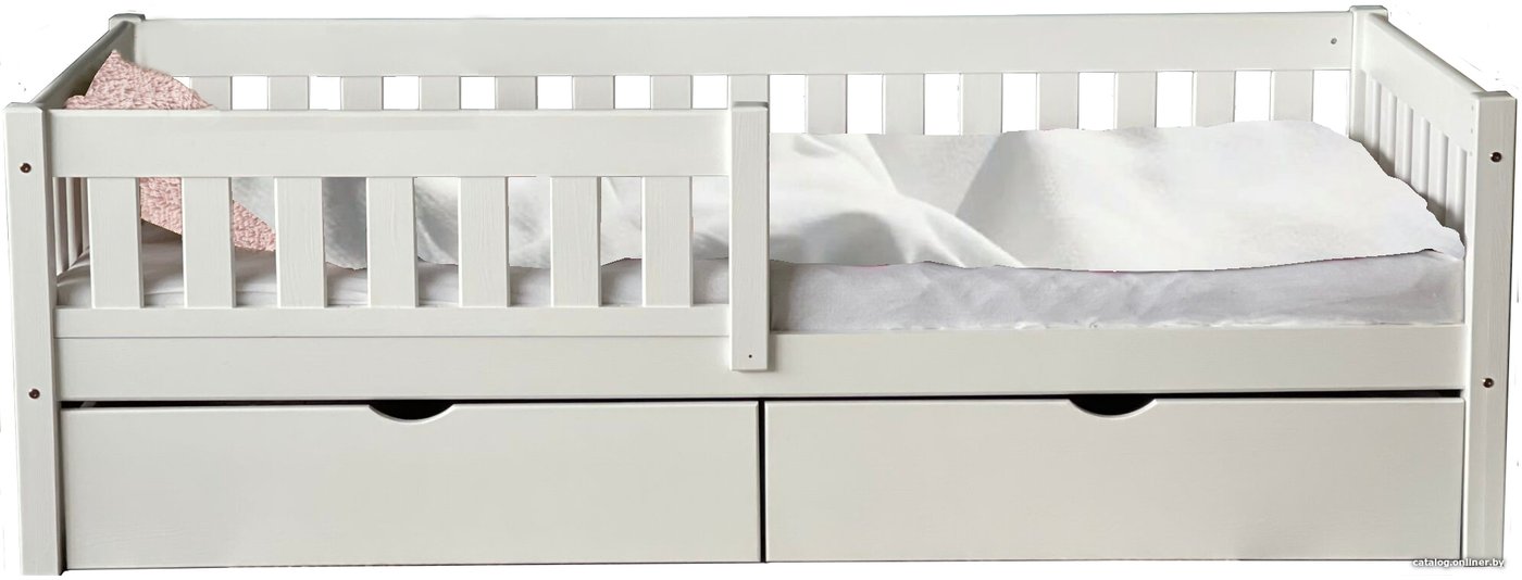  - Кровати EcoWood Гретта 80x180 с ящиком ECO.001.00012.80-180.W - Гретта 80x180 с ящиком ECO.001.00012.80-180.W