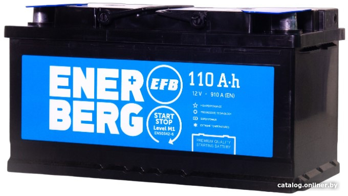  - Автомобильные аккумуляторы Enerberg 6СТ-110R EFB R+ (110 А·ч) - 6СТ-110R EFB R+ (110 А·ч)