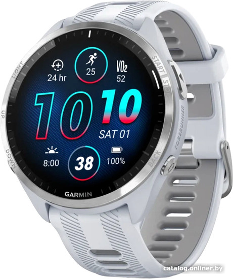  - Умные часы и браслеты Garmin Forerunner 965 (белый/серый) - Forerunner 965 (белый/серый)