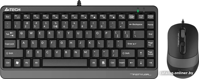  - Наборы периферии A4Tech Fstyler F1110 (черный/серый) - Fstyler F1110 (черный/серый)