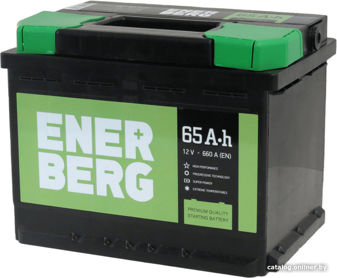  - Автомобильные аккумуляторы Enerberg 65 R+ (65 А·ч) - 65 R+ (65 А·ч)