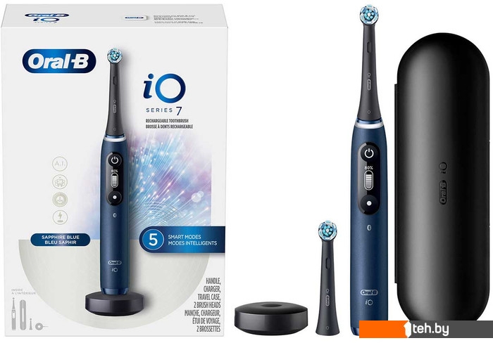  - Электрические зубные щетки и ирригаторы Oral-B iO7 (magnetic blue sapphire) - iO7 (magnetic blue sapphire)