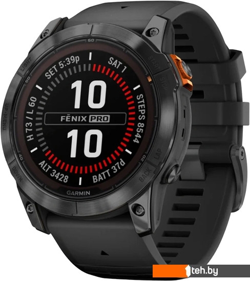  - Умные часы и браслеты Garmin Fenix 7 Pro Solar (сланцево-серый/черный) - Fenix 7 Pro Solar (сланцево-серый/черный)