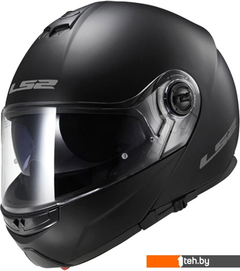  - Мотошлемы LS2 FF325 Strobe Snow Solid (XXL, черный матовый) - FF325 Strobe Snow Solid (XXL, черный матовый)