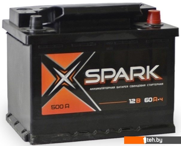  - Автомобильные аккумуляторы Spark 500A (EN) L+ SPA60-3-L (60 А·ч) - 500A (EN) L+ SPA60-3-L (60 А·ч)