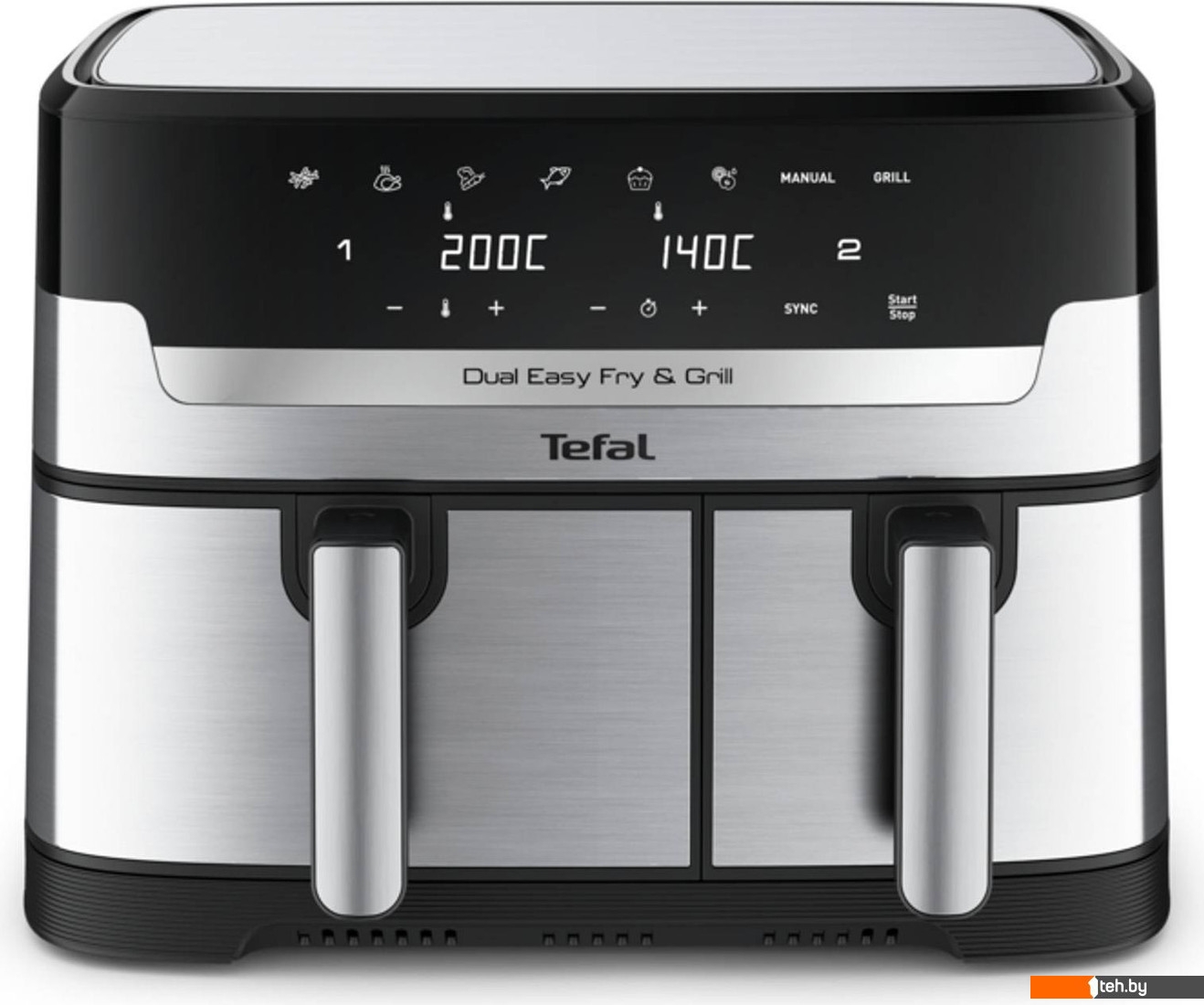  - Аэрогрили и аэрофритюрницы Tefal Dual Easy Fry & Grill EY905D - Dual Easy Fry & Grill EY905D
