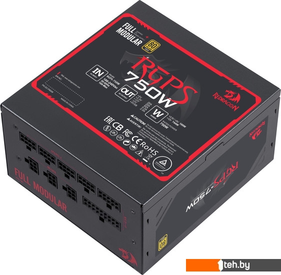 - Блоки питания Redragon RGPS-750W 70488 - RGPS-750W 70488