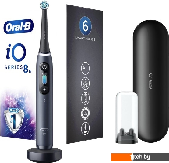  - Электрические зубные щетки и ирригаторы Oral-B iO 8n (черный, 2 насадки) - iO 8n (черный, 2 насадки)