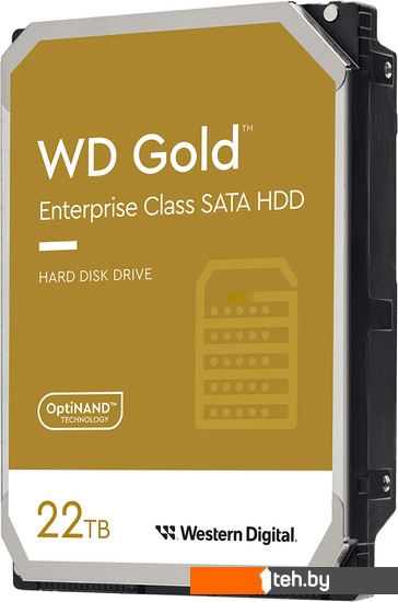  - Жесткие диски WD Gold 22TB WD221KRYZ - Gold 22TB WD221KRYZ
