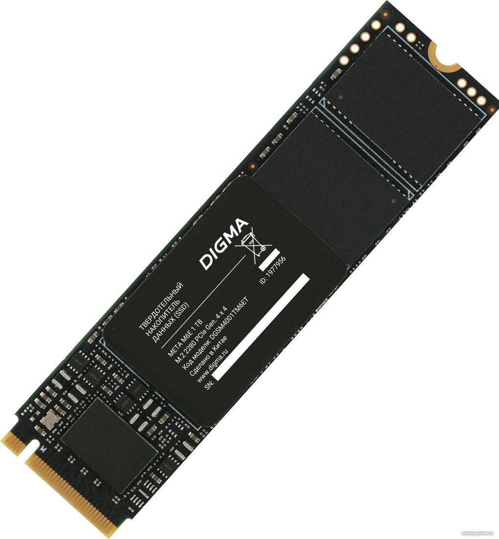  - SSD Digma Meta M6E 1TB DGSM4001TM6ET - Meta M6E 1TB DGSM4001TM6ET