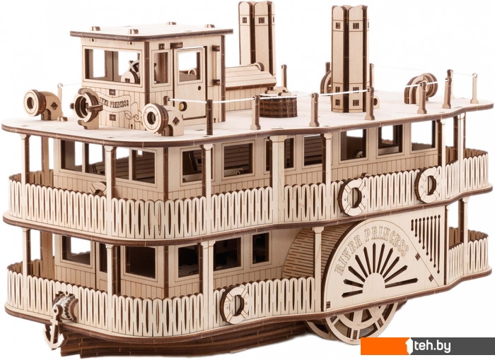  - Игрушечный транспорт Eco-Wood-Art Пароход - Пароход