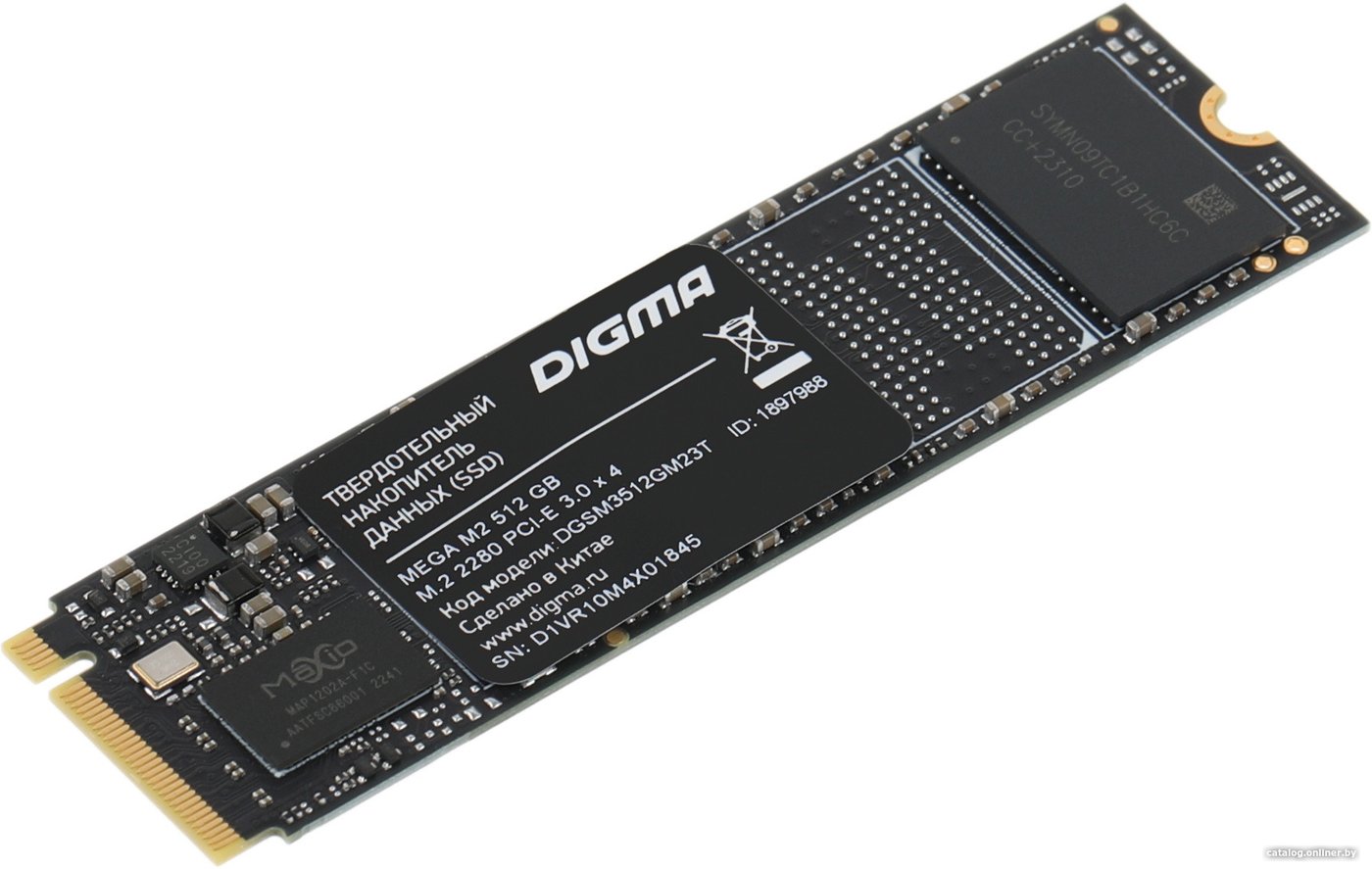  - SSD Digma Mega M2 512GB DGSM3512GM23T - Mega M2 512GB DGSM3512GM23T