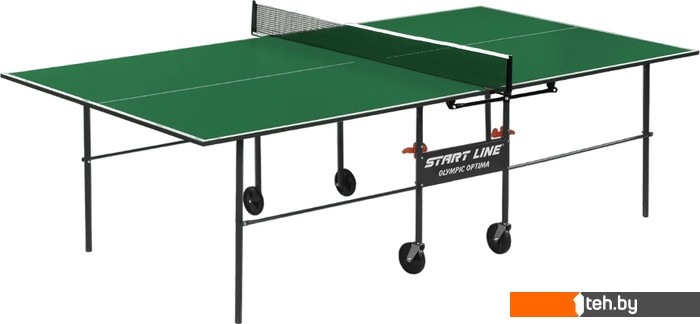  - Теннисные столы Start Line Optima 6023-3 (с сеткой, зеленый) - Optima 6023-3 (с сеткой, зеленый)