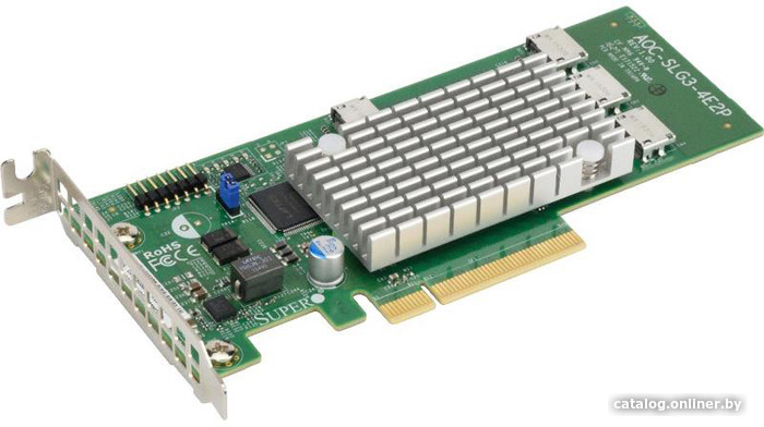  - Кабели, адаптеры, разветвители Supermicro AOC-SLG3-4E2P - AOC-SLG3-4E2P