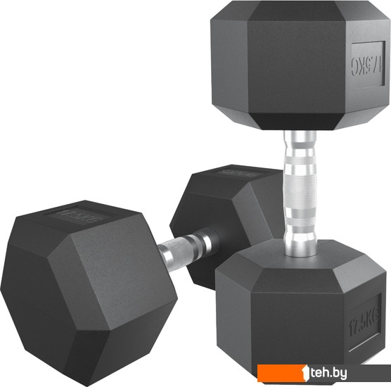  - Гантели, гири, штанги Unixfit DBHEX17.5 17.5 кг - DBHEX17.5 17.5 кг