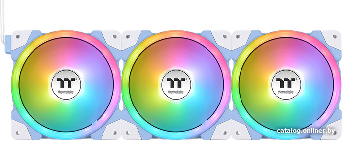  - Системы охлаждения Thermaltake Swafan EX14 ARGB Hydrangea Blue TT Premium Edition 3-Fan Pack CL-F184-PL14BU-A - Swafan EX14 ARGB Hydrangea Blue TT Premium Edition 3-Fan Pack CL-F184-PL14BU-A