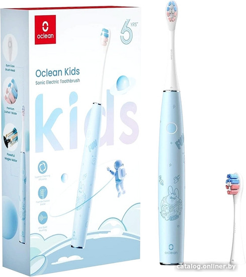  - Электрические зубные щетки и ирригаторы Oclean Kids (голубой) - Kids (голубой)