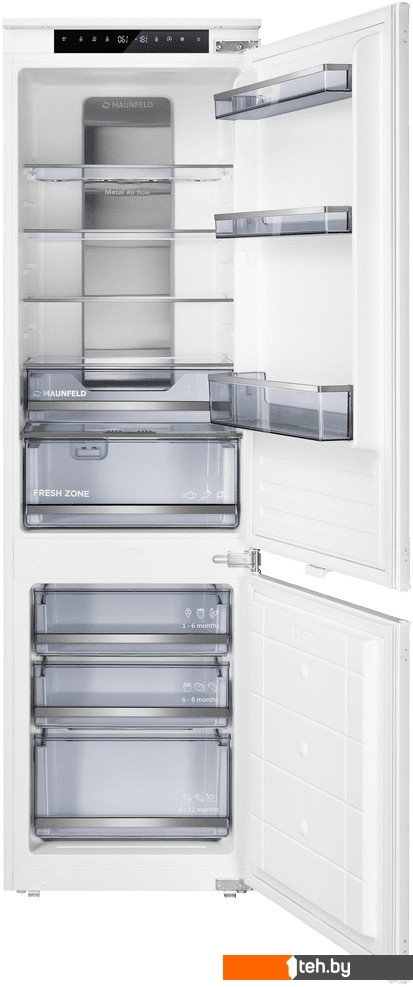  - Холодильники MAUNFELD MBF17754NFWHGR Lux - MBF17754NFWHGR Lux