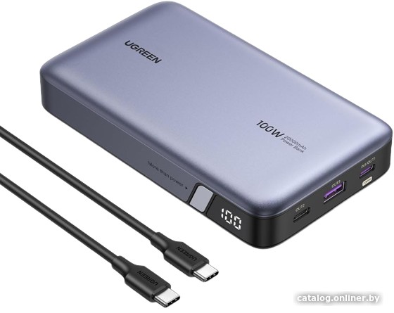  - Портативные зарядные устройства Ugreen PB720 20000mAh (серый) - PB720 20000mAh (серый)