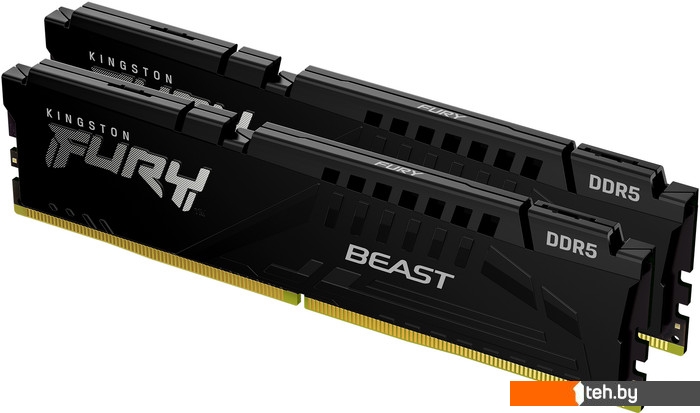  - Оперативная память Kingston FURY Beast 2x32ГБ DDR5 6400 МГц KF564C32BBEK2-64 - FURY Beast 2x32ГБ DDR5 6400 МГц KF564C32BBEK2-64