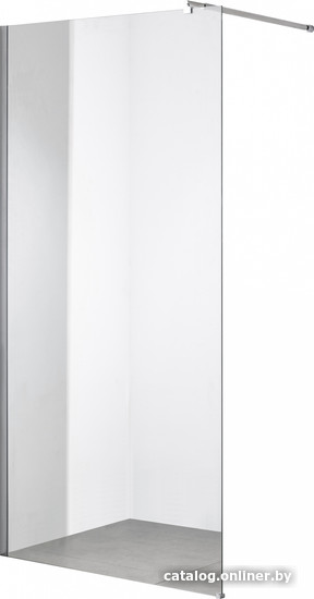  - Душевые кабины Saniteco Walk-In SN-W8TC110 (110x200, прозрачное стекло, хромированный профиль) - Walk-In SN-W8TC110 (110x200, прозрачное стекло, хромированный профиль)