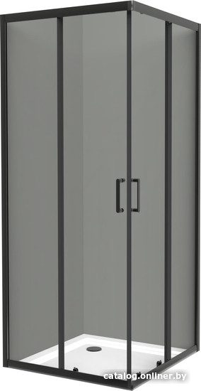  - Душевые кабины BelBagno UNO-195-A-2-100-C-NERO - UNO-195-A-2-100-C-NERO
