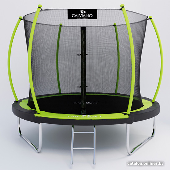  - Батуты Calviano Inside Master Green 252 см - 8ft (внутренняя сетка, с лестницей) - Inside Master Green 252 см - 8ft (внутренняя сетка, с лестницей)