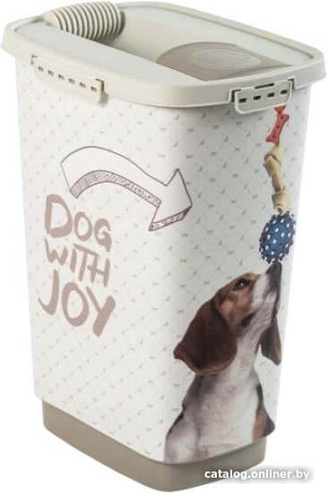  - Миски, поилки, кормушки для животных Rotho Cody Dog with Joy 25 л (белый) - Cody Dog with Joy 25 л (белый)