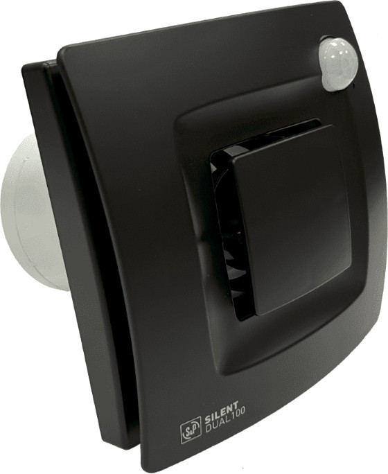  - Вытяжная и приточная вентиляция Soler&Palau Silent Dual 100 Matt Black 5210021200 - Silent Dual 100 Matt Black 5210021200