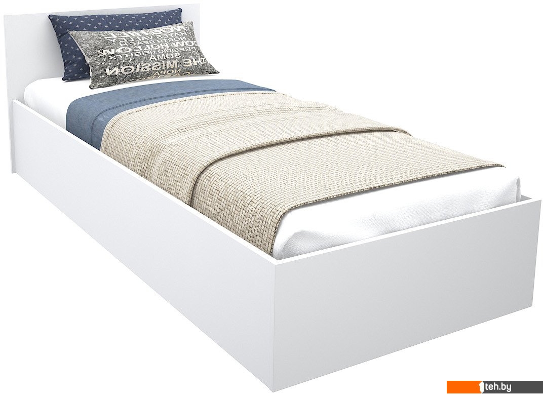  - Кровати МДК КР9 80x200/700x952x2032 (белый) - КР9 80x200/700x952x2032 (белый)