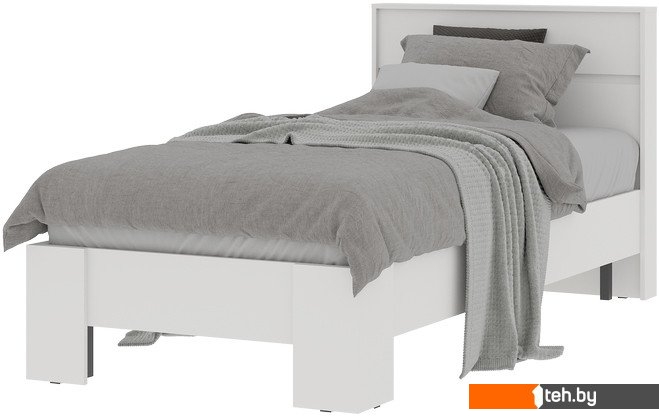 - Кровати Стендмебель Хелен КР 01 90x200 (белый/белый) - Хелен КР 01 90x200 (белый/белый)