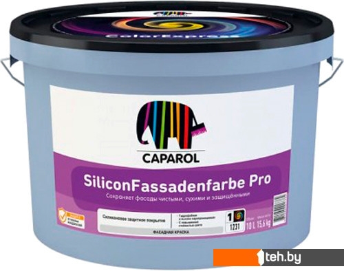  - Краски и эмали Caparol Silicon Fassadenfarbe Pro База 1. 10 л (белый) - Silicon Fassadenfarbe Pro База 1. 10 л (белый)