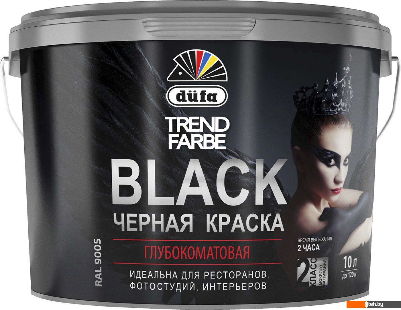  - Краски и эмали Dufa ВД Trend Farbe Black (10 л, RAL 9005 черный) - ВД Trend Farbe Black (10 л, RAL 9005 черный)