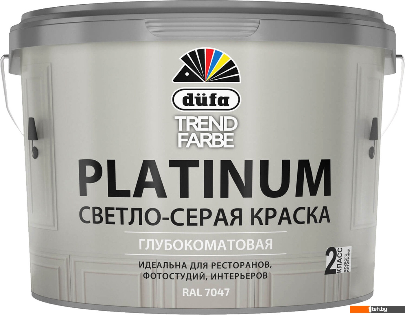  - Краски и эмали Dufa ВД Trend Farbe Platinum (10 л, RAL 7047 светло-серый) - ВД Trend Farbe Platinum (10 л, RAL 7047 светло-серый)