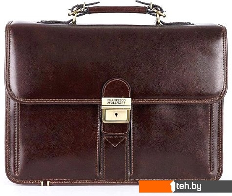  - Женские и мужские сумки Francesco Molinary 513-704-003-DBW (коричневый) - 513-704-003-DBW (коричневый)