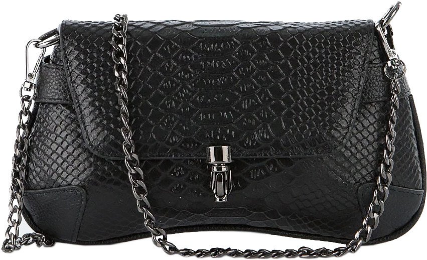  - Женские и мужские сумки Poshete 886-EA885-BLK (черный) - 886-EA885-BLK (черный)