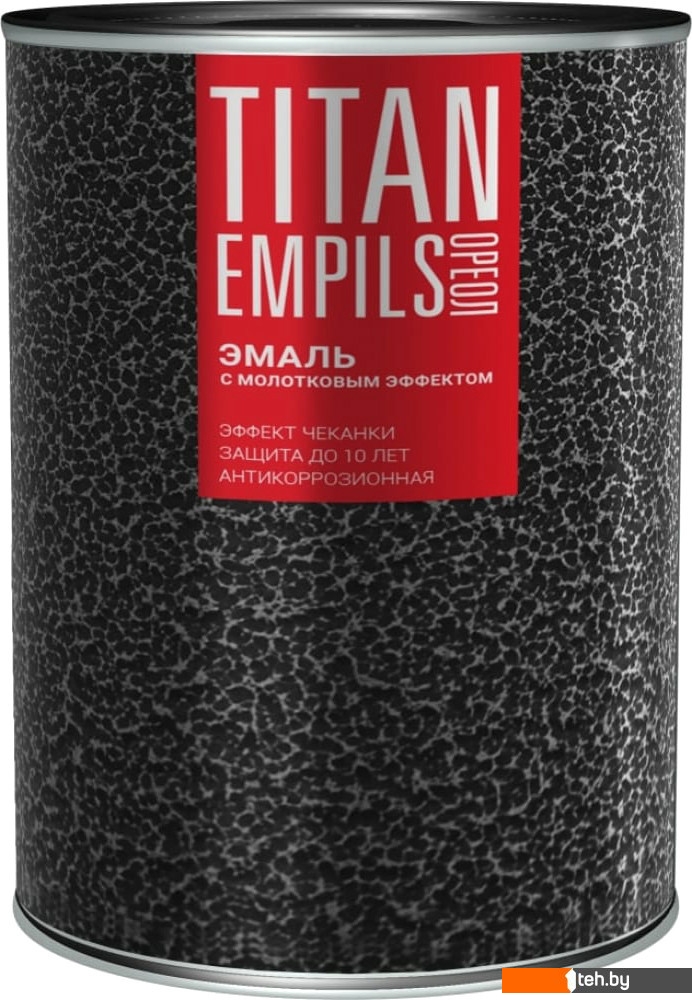  - Краски и эмали Titan Empils Ореол Алкидно-стирольная с молотковым эффектом 4605365083420 2.5 кг (золотистый) - Ореол Алкидно-стирольная с молотковым эффектом 4605365083420 2.5 кг (золотистый)