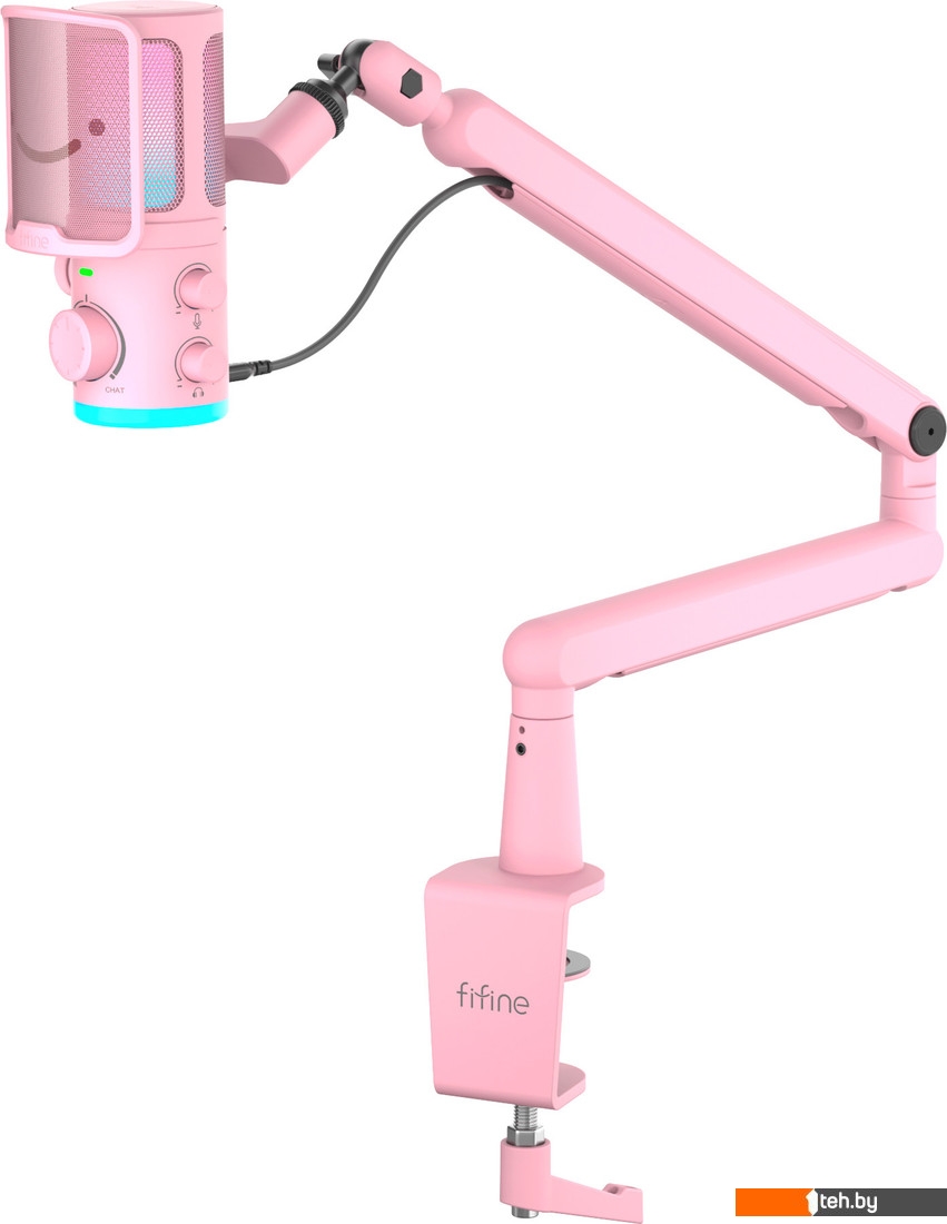  - Микрофоны FIFINE TAM6 (розовый) - TAM6 (розовый)