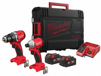  - Наборы электроинструментов Milwaukee M18 BLCPP2B-402C 4933492836 (шуруповерт, винтоверт, 2 АКБ, кейс) - M18 BLCPP2B-402C 4933492836 (шуруповерт, винтоверт, 2 АКБ, кейс)