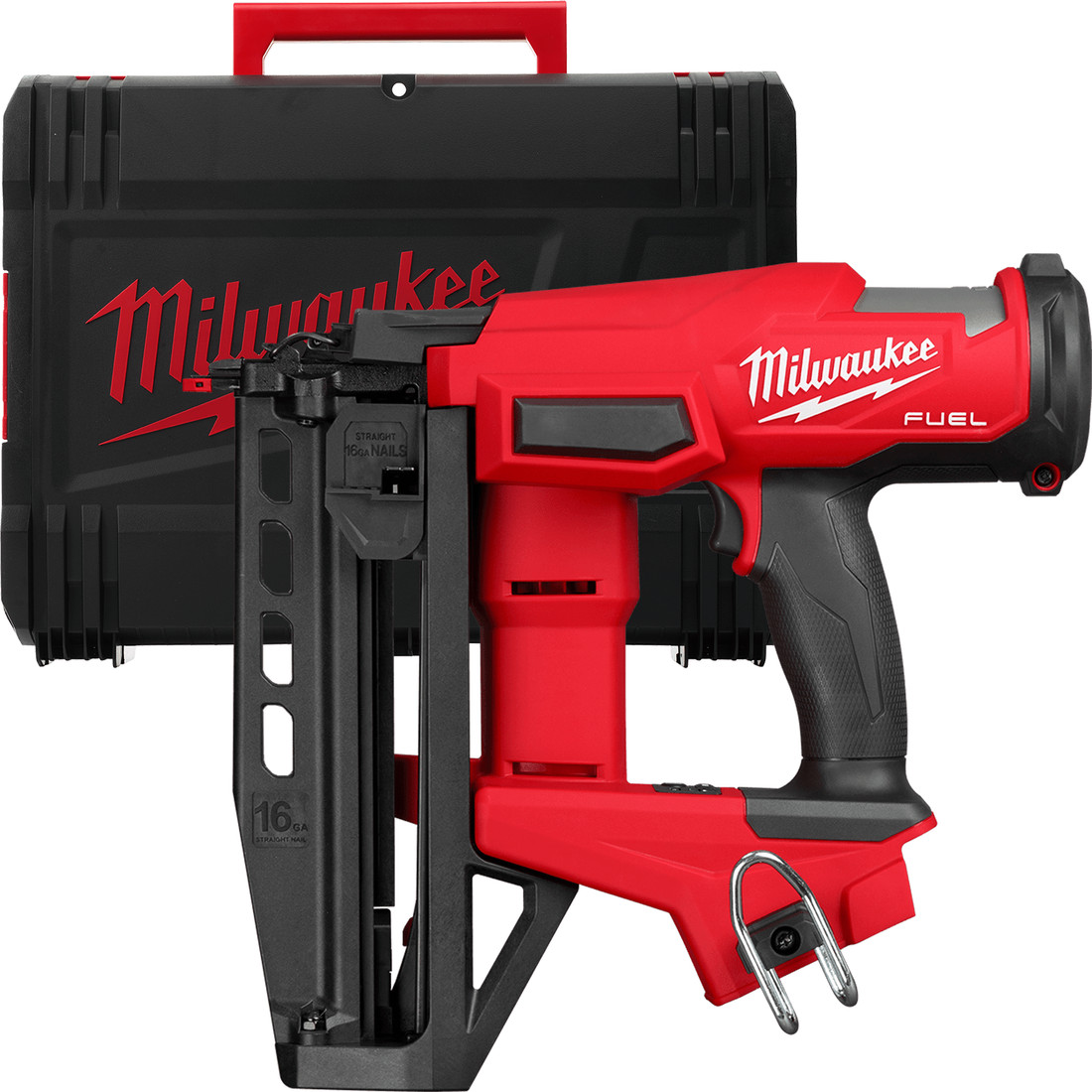  - Скобозабиватели, гвоздезабиватели, степлеры Milwaukee M18 FN16GS-0X Fuel 4933493353 (без АКБ, кейс) - M18 FN16GS-0X Fuel 4933493353 (без АКБ, кейс)