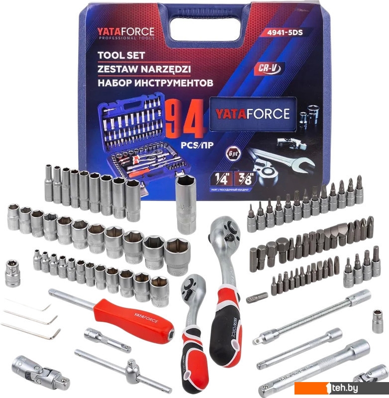  - Наборы инструментов Yataforce YF-4941-5DS (94 предмета) - YF-4941-5DS (94 предмета)