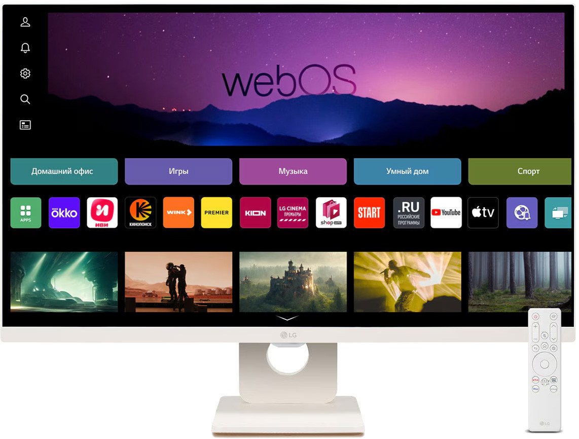  - Мониторы LG MyView Smart Monitor 27SR50F-W - MyView Smart Monitor 27SR50F-W