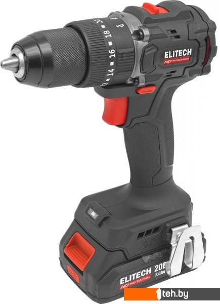  - Шуруповерты, гайковерты, электроотвертки ELITECH HD Professional CD 20ISL2 E2201.041.01 (с 2-мя АКБ 2 Ач, кейс) - HD Professional CD 20ISL2 E2201.041.01 (с 2-мя АКБ 2 Ач, кейс)