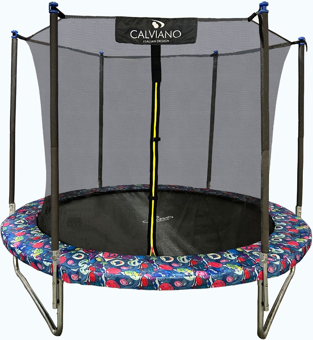  - Батуты Calviano Smile 183 см-6 ft с внутренней сеткой складной - Smile 183 см-6 ft с внутренней сеткой складной